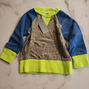 Miki Miette Baby Iggy Pullover|Gray,Blue,Green|Boys Size 9M|New With Tags